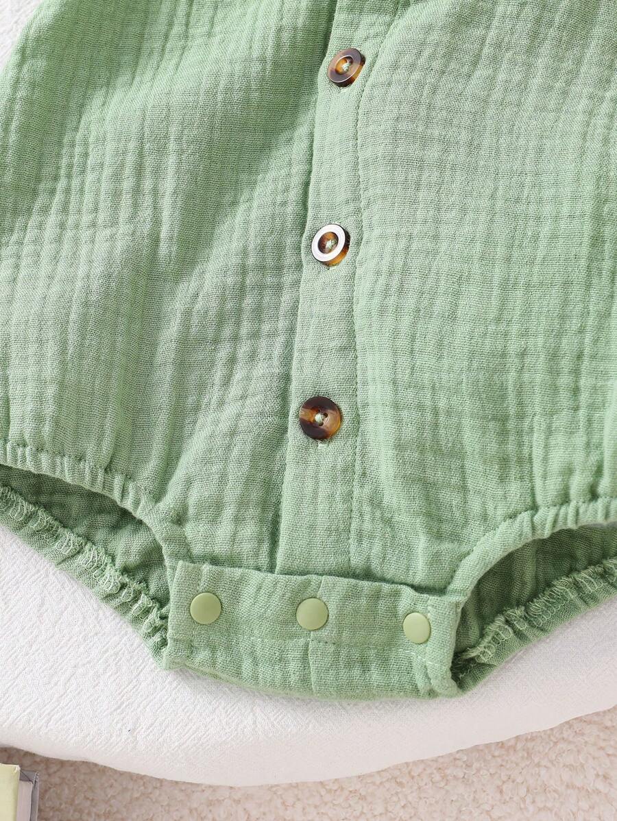 Baby Cotton Dinosaur Romper & Hat Halloween Costume (Age Newborn-9M)