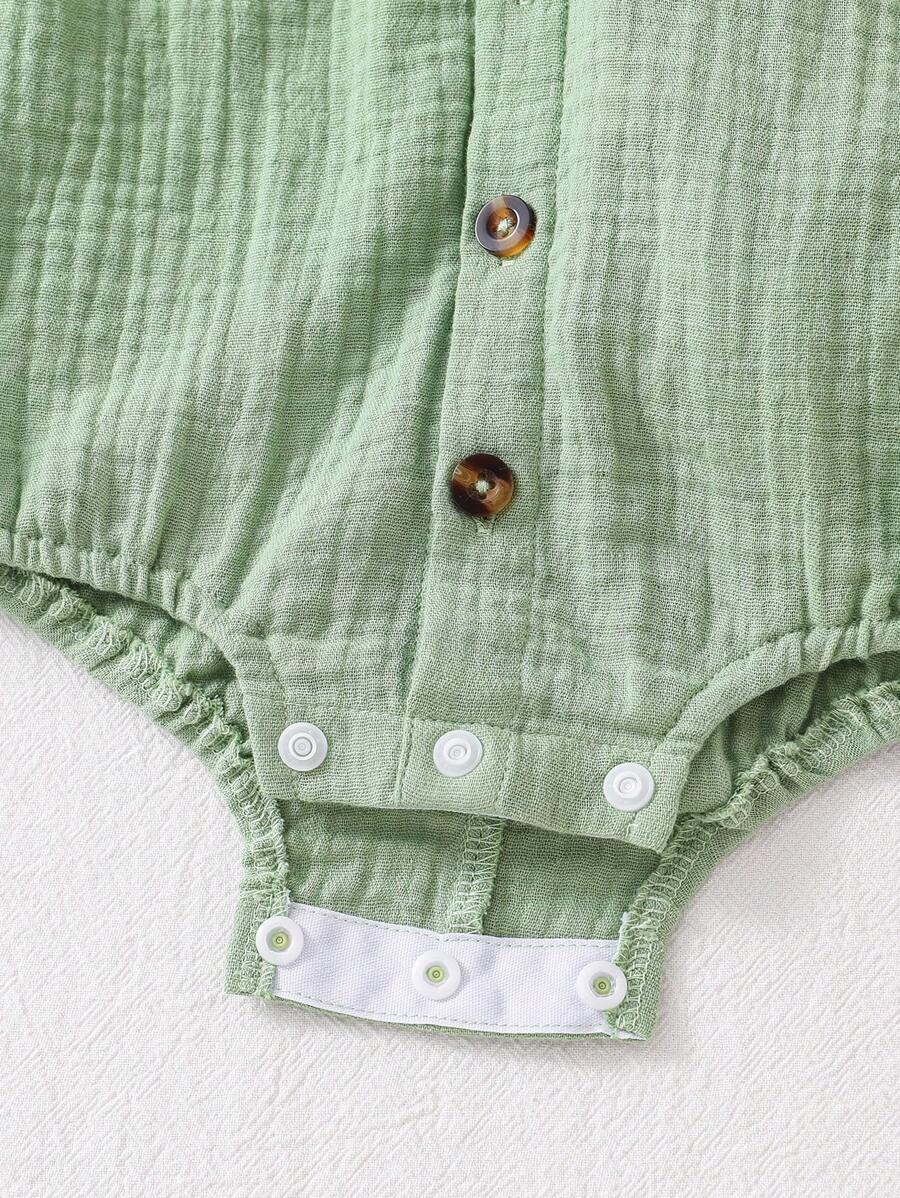 Baby Cotton Dinosaur Romper & Hat Halloween Costume (Age Newborn-9M)