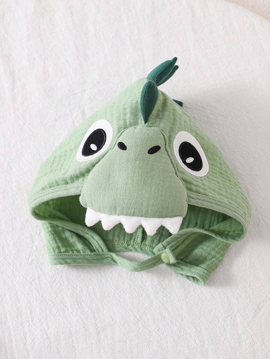 Baby Cotton Dinosaur Romper & Hat Halloween Costume (Age Newborn-9M)