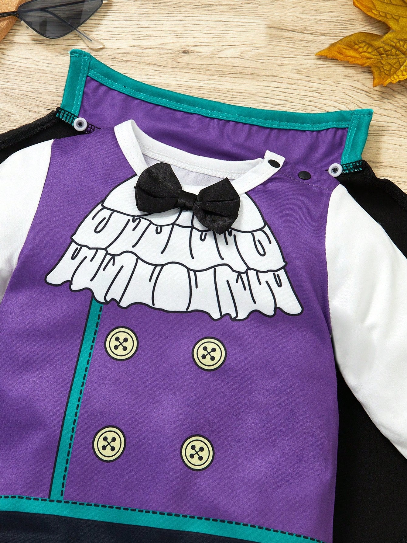 Baby Vampire Gentleman Halloween Costume – Romper & Cape Set |(Age Newborn–18M)