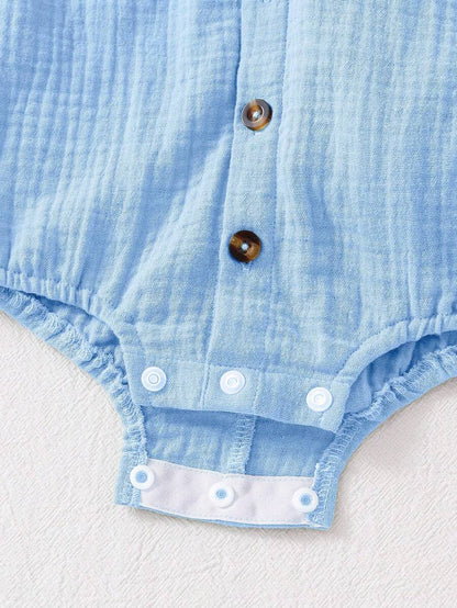 Baby Cotton Dinosaur Romper & Hat Halloween Costume (Age Newborn-9M)