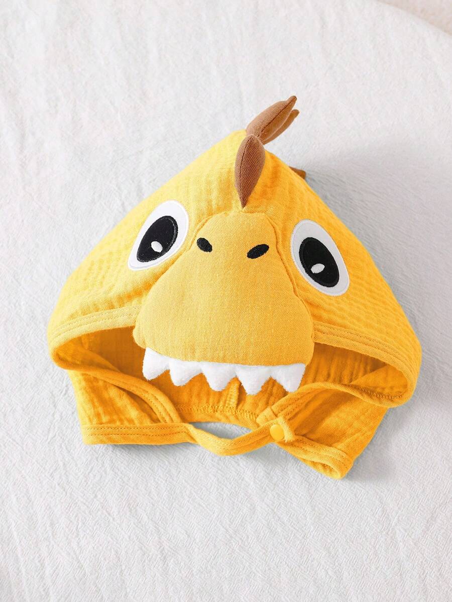 Baby Cotton Dinosaur Romper & Hat Halloween Costume (Age Newborn-9M)