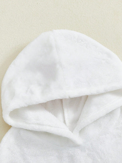 Kids Ghost Cape Costume – White Hooded Halloween Cloak | Trick-or-Treating (Age 18M-6 YRS)