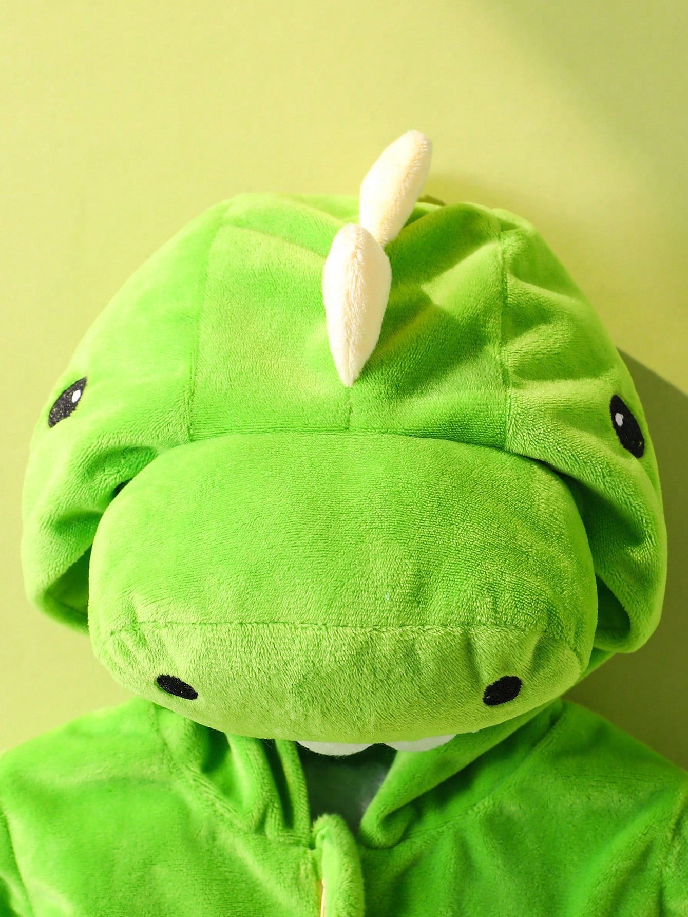 Baby Plush Halloween Dinosaur Hooded Jumpsuit – 3D Costume Edition | Long Sleeve Outfit for Newborn–18M