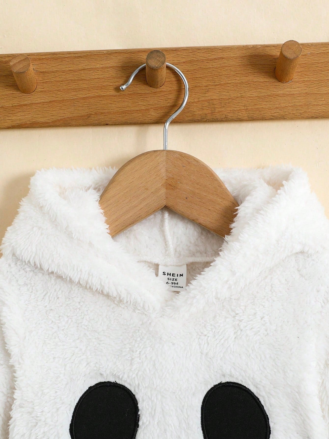 Baby Boys/Girls Fleece Ghost Hooded Halloween Jumpsuit (Age 6M-24M)