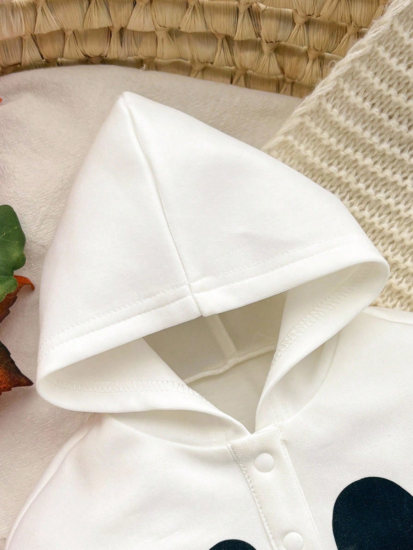 Baby Ghost Halloween Hooded Romper (Age Newborn-9M)