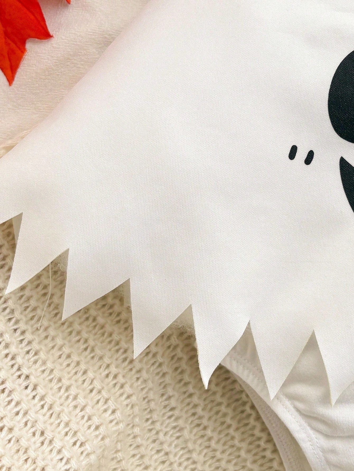 Baby Ghost Halloween Hooded Romper (Age Newborn-9M)