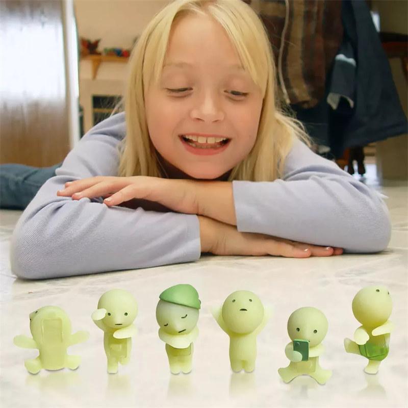 Smiski Hippers Toilet Glow-in-the-Dark – Mini Blind Box Figure | Stick-On Character Toy