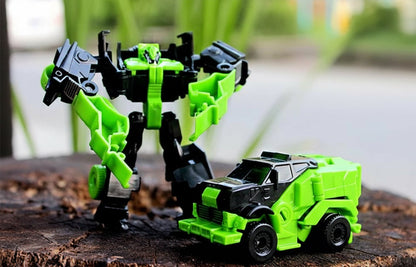 Transformation Robot Car – Multi-Color Building Blocks Toy | STEM Action Vehicle Multicolor R