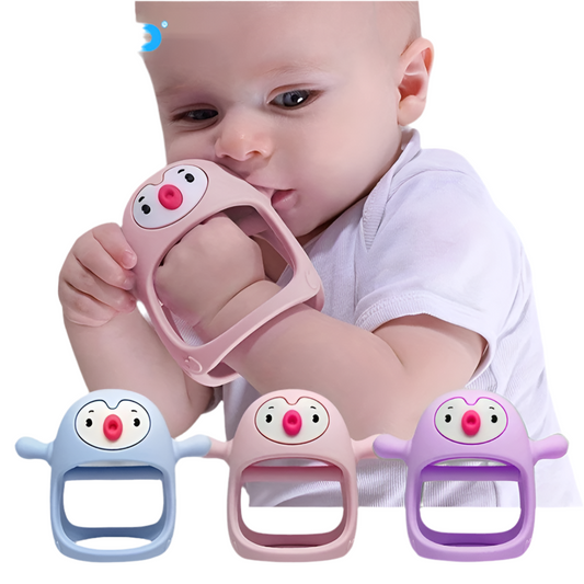 Smily Mia Penguin Silicone Teether
