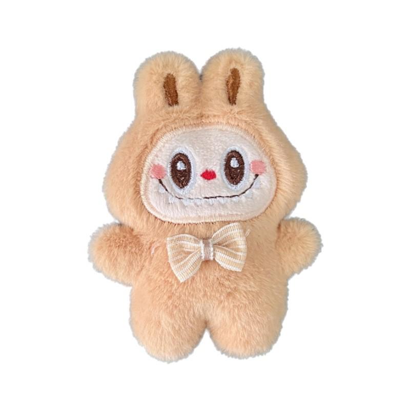 Labubu Plush Keychain – Cute Cartoon Bag Charm Yellow