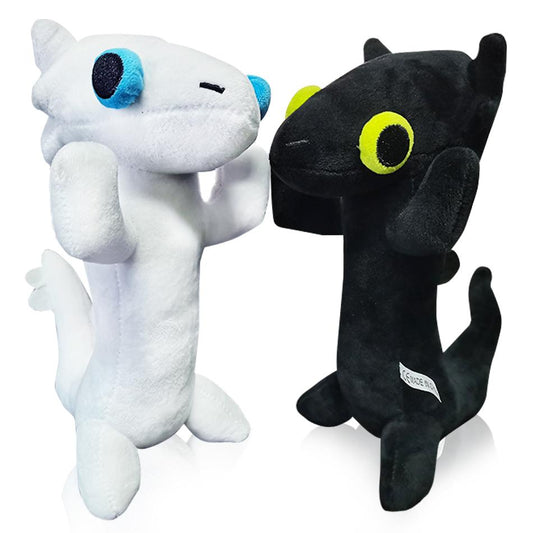 Toothless & Light Fury Plush Toy – 25cm | How to Train Your Dragon | Soft Stuffed Toy