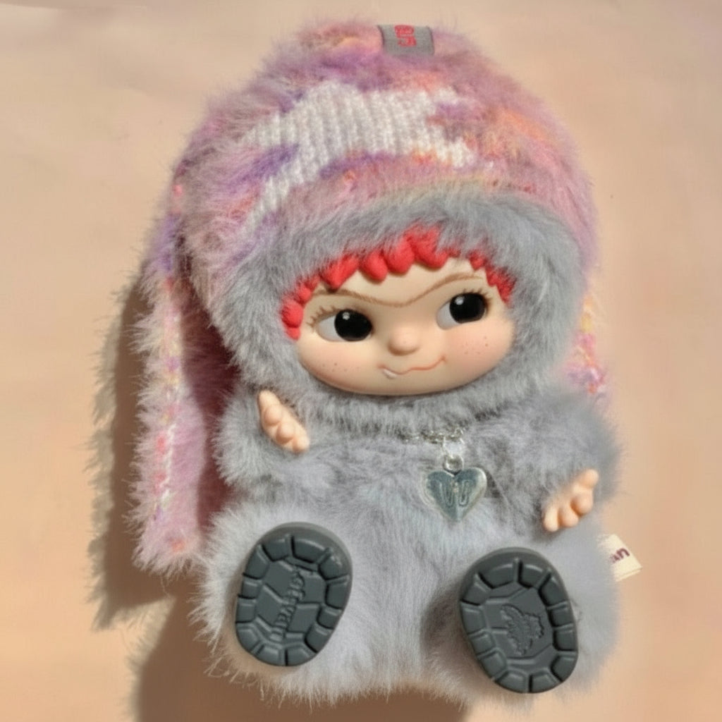 WAKUKU Trendy Party Blind Box – 15cm Plush Figurine Doll | Themed Character Keychain Multicolor F
