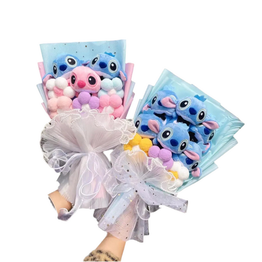 Plush Teddy Bear Flower Stuffed Toy Gift Bouquet