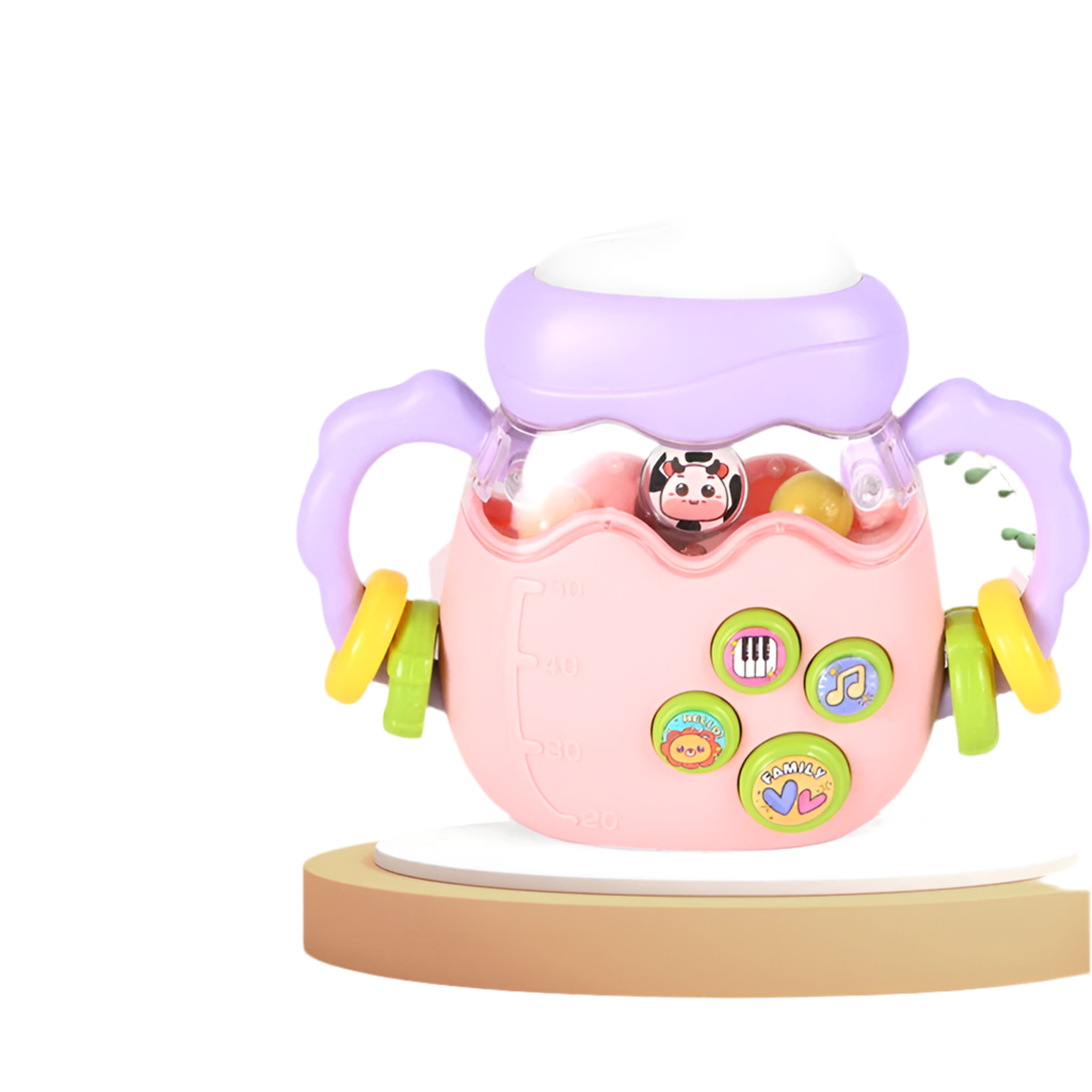Baby Bottle Rattle Puzzle Pacifier Toy