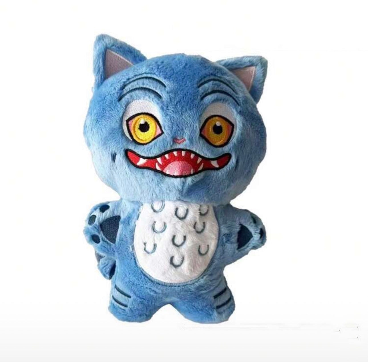 K-POP Witch Hunter Tiger Plush Doll – Blue Striped Character Plush Multicolor Tiger Dudu 23cm