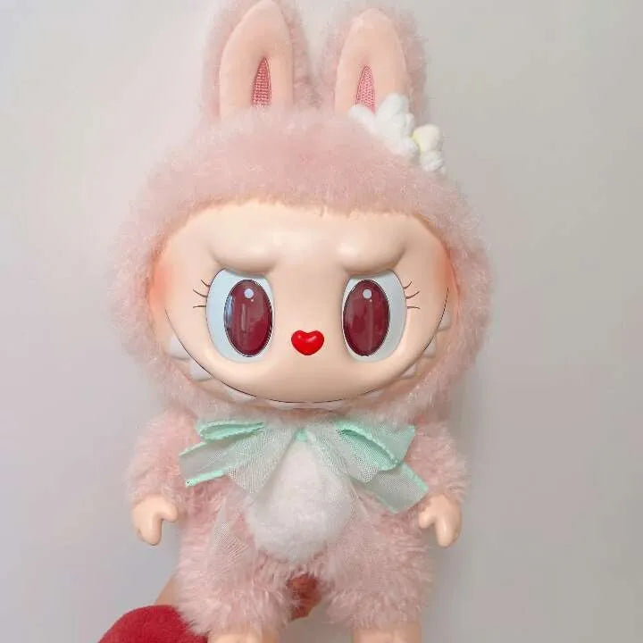 Large Mokoko Labubu – “Close to Sweet” Plush Doll | 38cm Pink Original V1