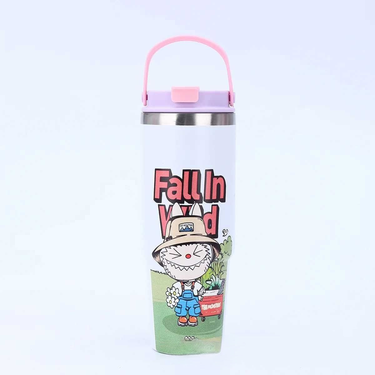 Labubu 30oz Tumbler | Double‑Wall Stainless Steel Cup • Kawaii Designer Drinkware for Fans & Collectors