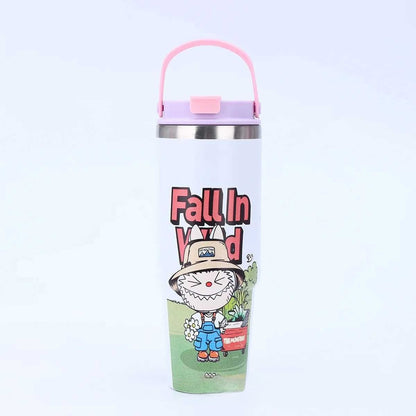 Labubu 30oz Tumbler | Double‑Wall Stainless Steel Cup • Kawaii Designer Drinkware for Fans & Collectors