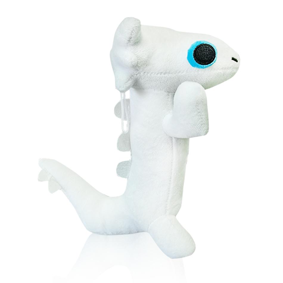 Toothless & Light Fury Plush Toy – 25cm | How to Train Your Dragon | Soft Stuffed Toy White