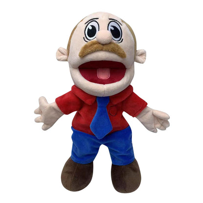 Plush Hand Puppets Inspired by Jeffy Puppet Series | Soft Character Puppets for Kids & Collectors Multi C