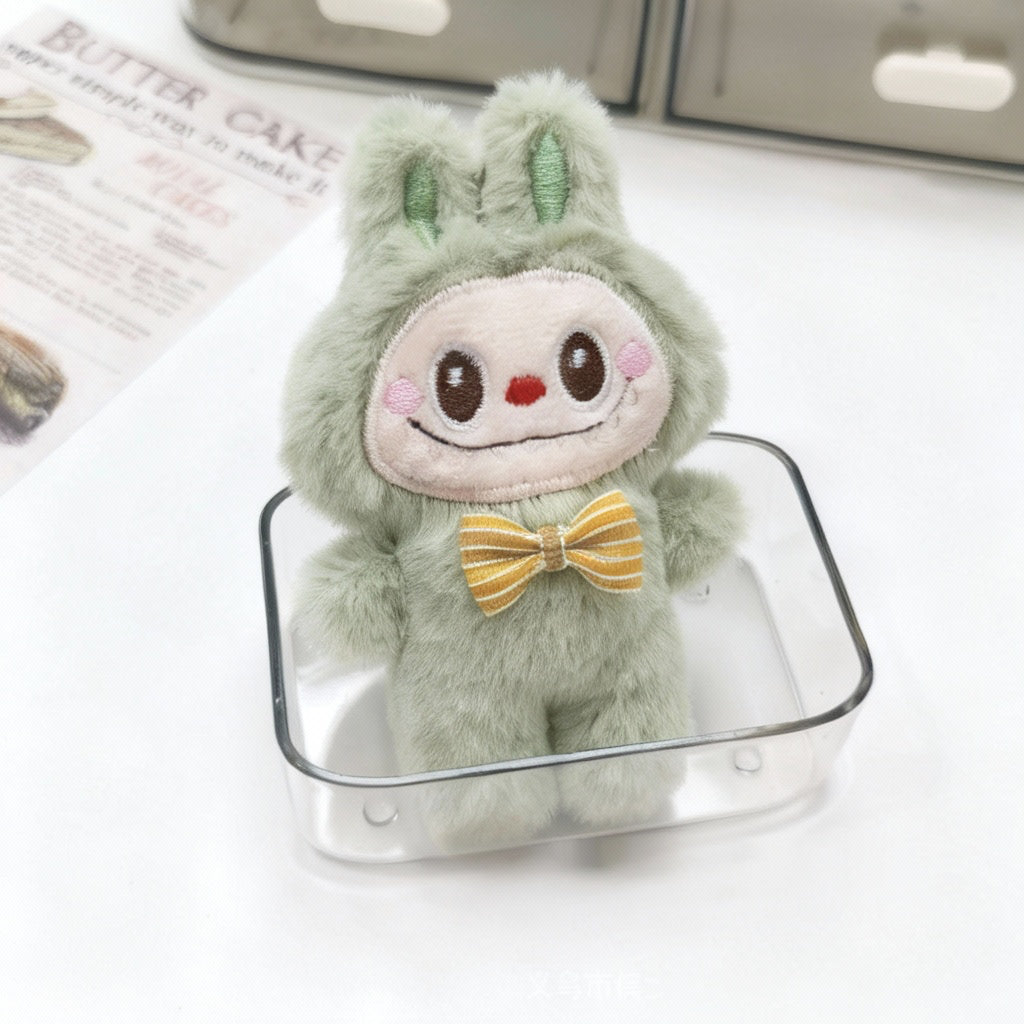 Labubu The Monsters – 3rd Gen Plush Keychain Doll | 12–15cm Backpack Charm Green