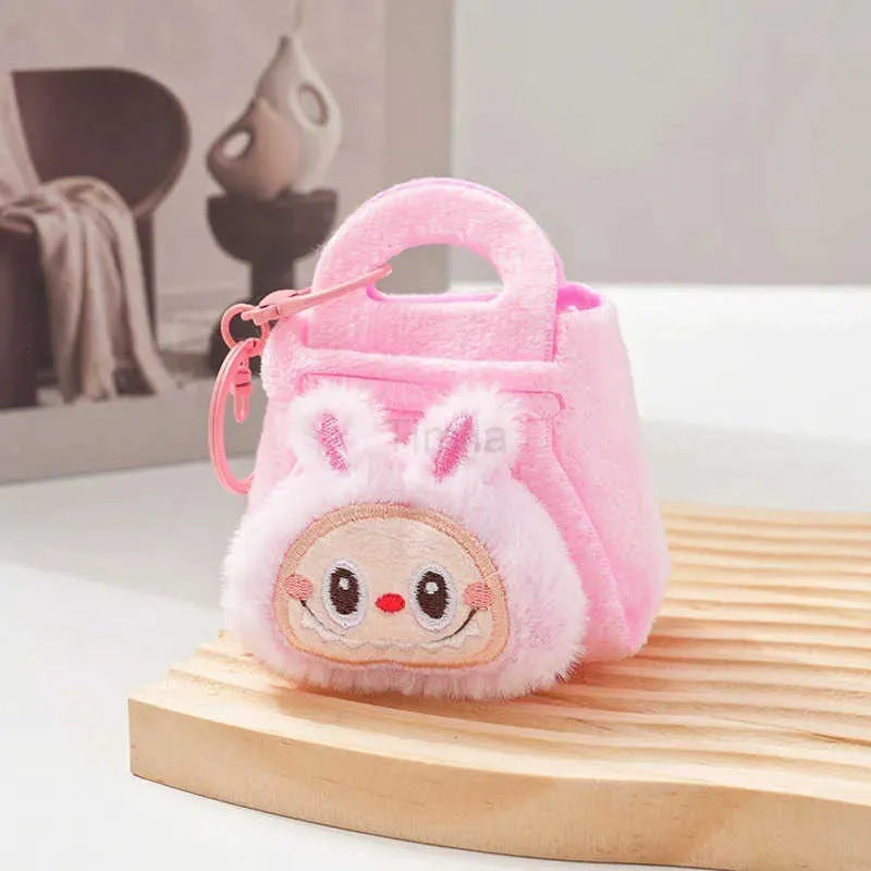 Labubu The Monsters – Keychain Coin Purse | Plush Storage Bag & Backpack Hanging Decoration