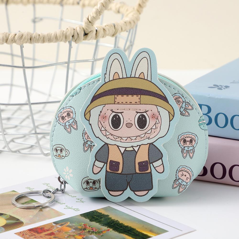 Labubu Coin Purse | Mini Zipper Pouch • Kawaii Accessory Multicolor