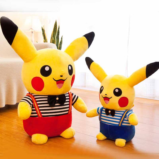 Pikachu Plush Pillow Doll – 30cm | Pokémon-Inspired Stuffed Toy | Couple Strap Pants Edition