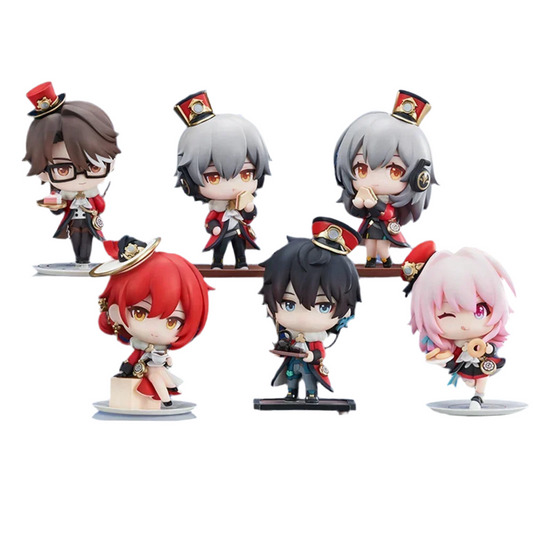 Welcome to Train Tea Party Series PVC Collectables