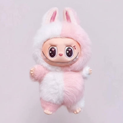Dreamy Lattice Pink Labubu Plush (17cm)