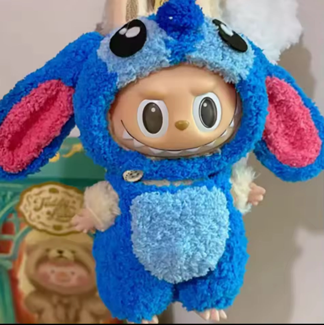 Disney Stitch Doll Fashion Outfit Set – 2PC Clothing for 16.5–17cm Dolls | Labubu-Compatible | Collector Gift