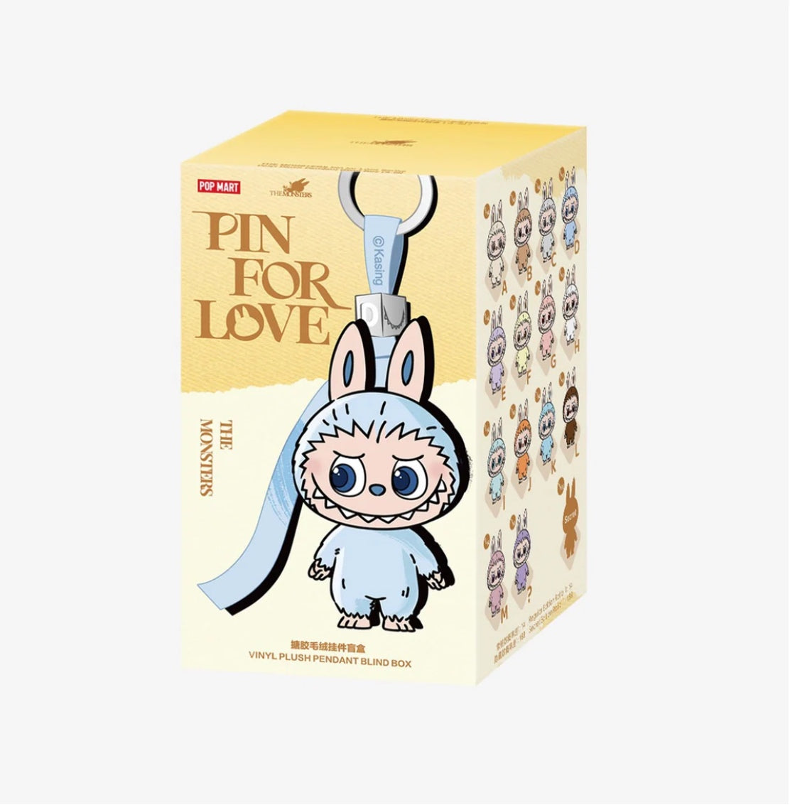 THE MONSTERS Pin for Love Series-Vinyl Plush Pendant Blind Box 1 Random Box
