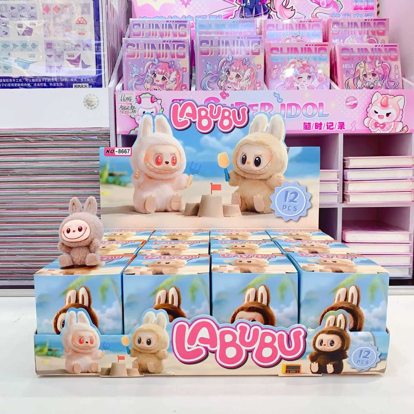 Labubu The Monsters Blind Box Set – 12 Mini Anime Figures | Cute Collectible Dolls | 7cm