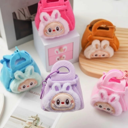 Labubu The Monsters – Keychain Coin Purse | Plush Storage Bag & Backpack Hanging Decoration