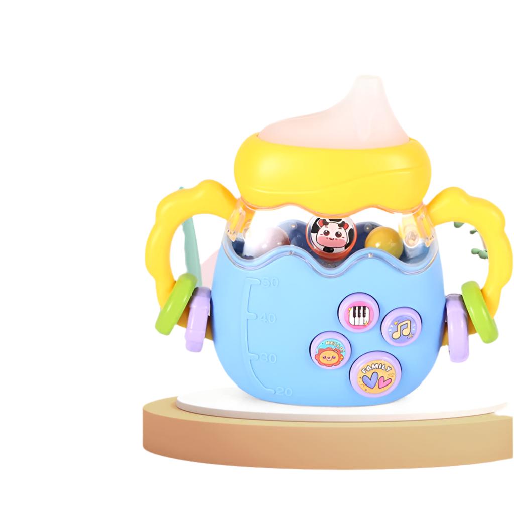 Baby Bottle Rattle Puzzle Pacifier Toy