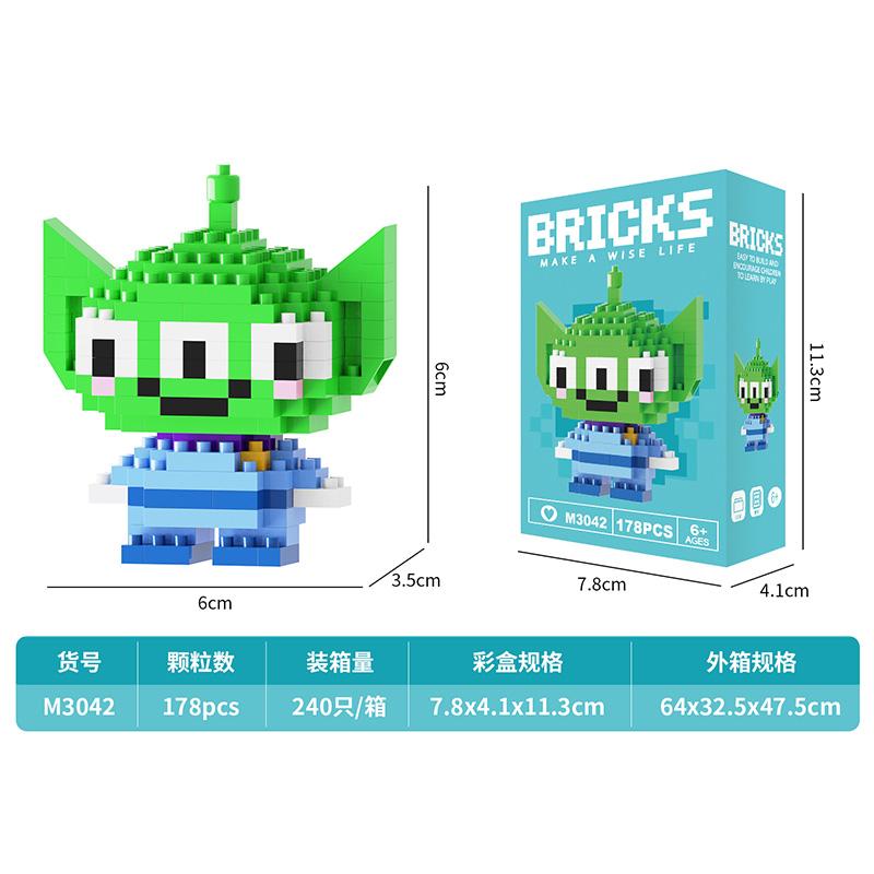 Make A Wise Life – Cartoon & Character Nano Block Building Sets | Mini Brick Figures for Kids & Collectors