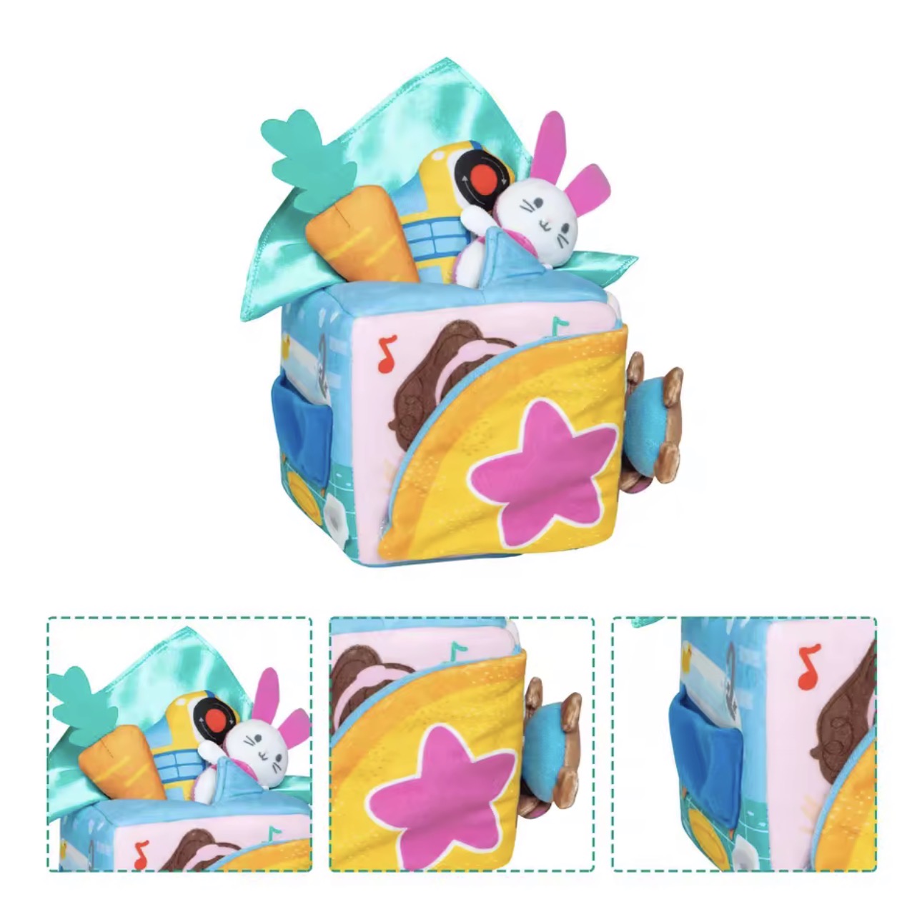 Ms. Rachel Surprise Learning Box – Baby-Safe Plush Playset