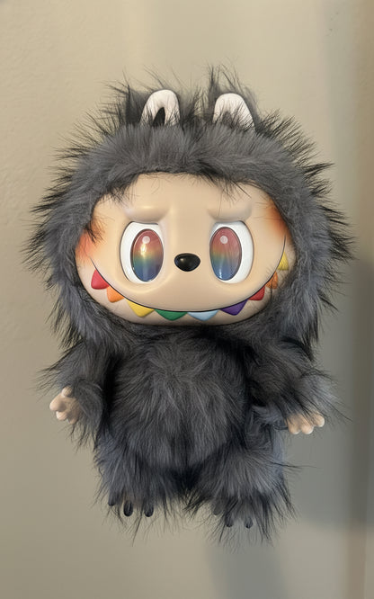 Large Labubu The Monsters Zimomo “I Found You” Vinyl Face Doll | Designer Collectible Art Toy Black