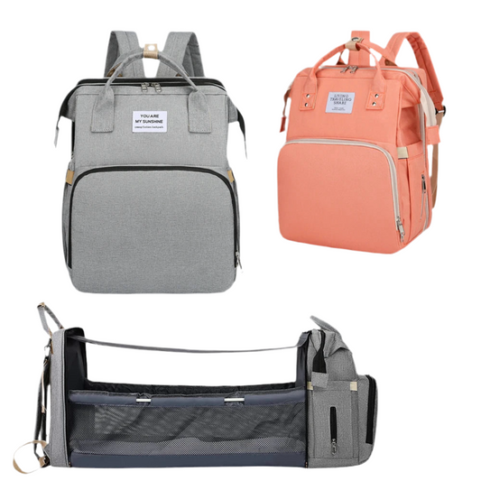 Multi-Functional Baby Diaper Bag Travel Crib
