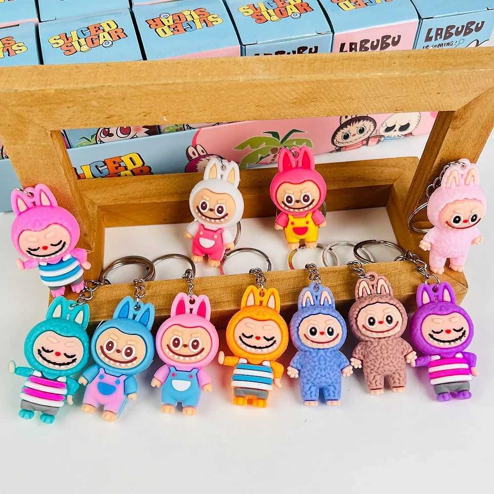Labubu The Monsters Blind Box Keychain Set – 24-Piece PVC Figure Dolls