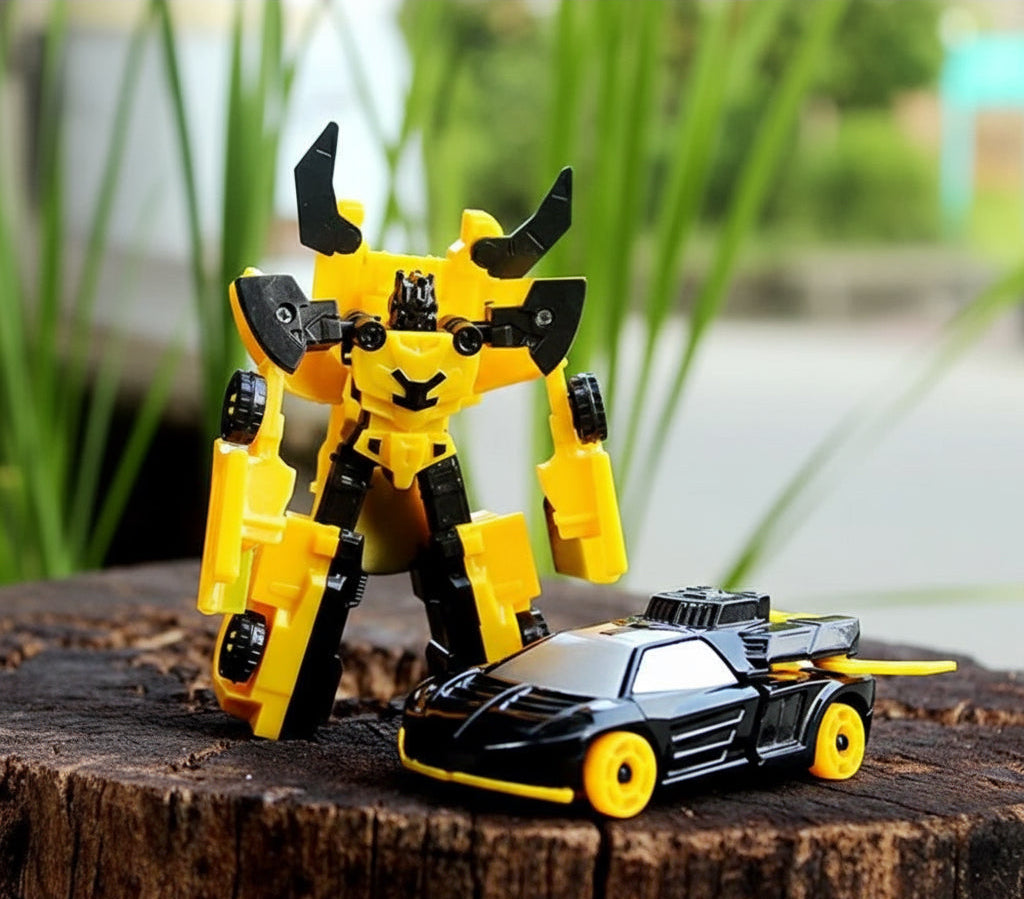 Transformation Robot Car – Multi-Color Building Blocks Toy | STEM Action Vehicle Multicolor B
