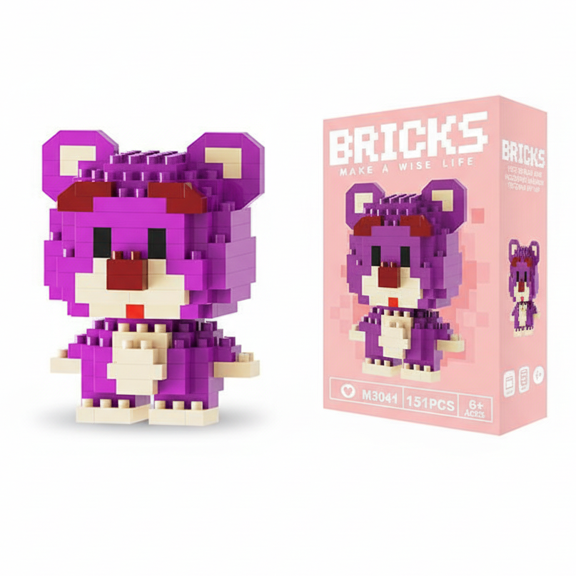 Make A Wise Life – Cartoon & Character Nano Block Building Sets | Mini Brick Figures for Kids & Collectors Multicolor Lotso
