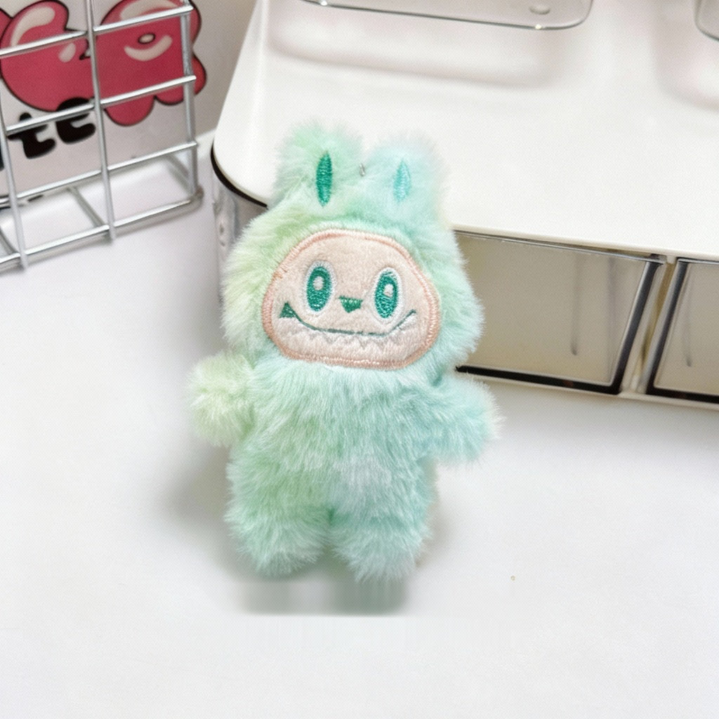 Labubu The Monsters – 3rd Gen Plush Keychain Doll | 12–15cm Backpack Charm Turquoise