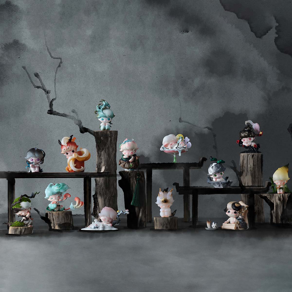 DIMOO – Stories in the Cup Series | Blind Box Figure | Single Pack or Full 12‑Piece Set