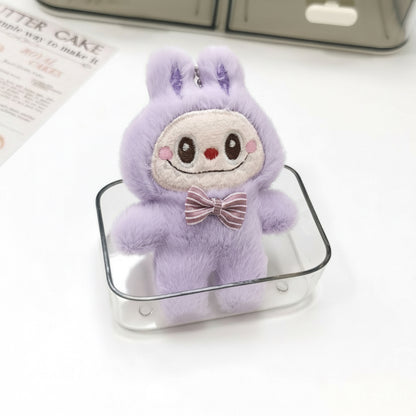 Labubu The Monsters – 3rd Gen Plush Keychain Doll | 12–15cm Backpack Charm Light Purple