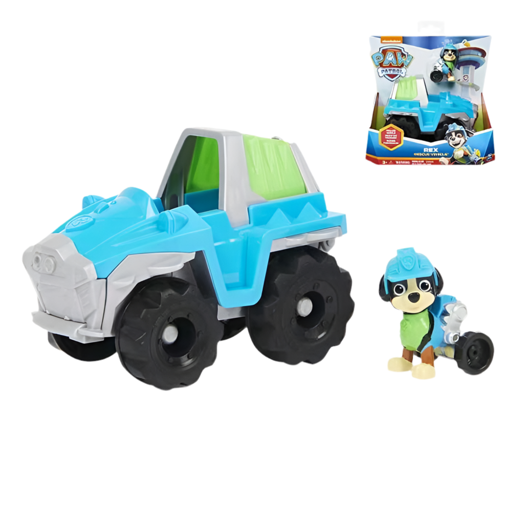 Paw Patrol Rescue Vehicle – Character Truck | Rubble’s Bulldozer, Chase’s Cruiser & More Multicolor Off Road Vehicle - Everest