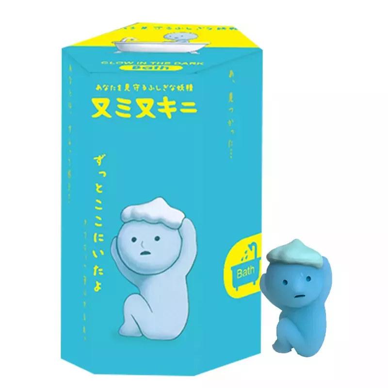 Smiski Hippers Toilet Glow-in-the-Dark – Mini Blind Box Figure | Stick-On Character Toy Multicolor C