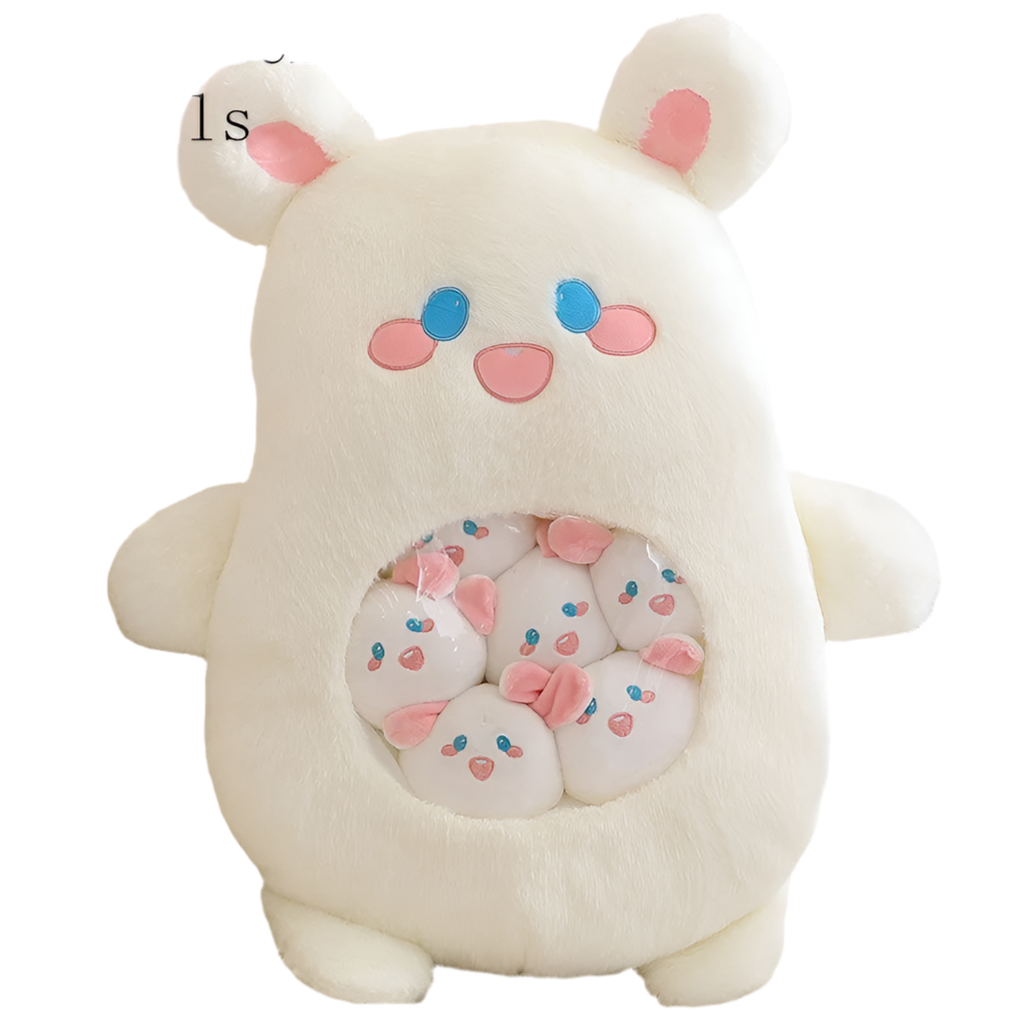 Plush Panda Koala Capybara Pudding Bag Stuffed Toy 35-50cm Rabbit
