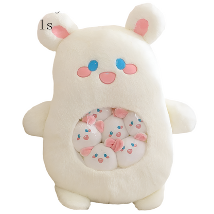 Plush Panda Koala Capybara Pudding Bag Stuffed Toy 35-50cm Rabbit